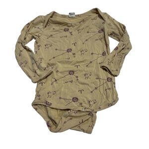 Kate Quinn Aeries Printed Bamboo Long Sleeve Bodysuit